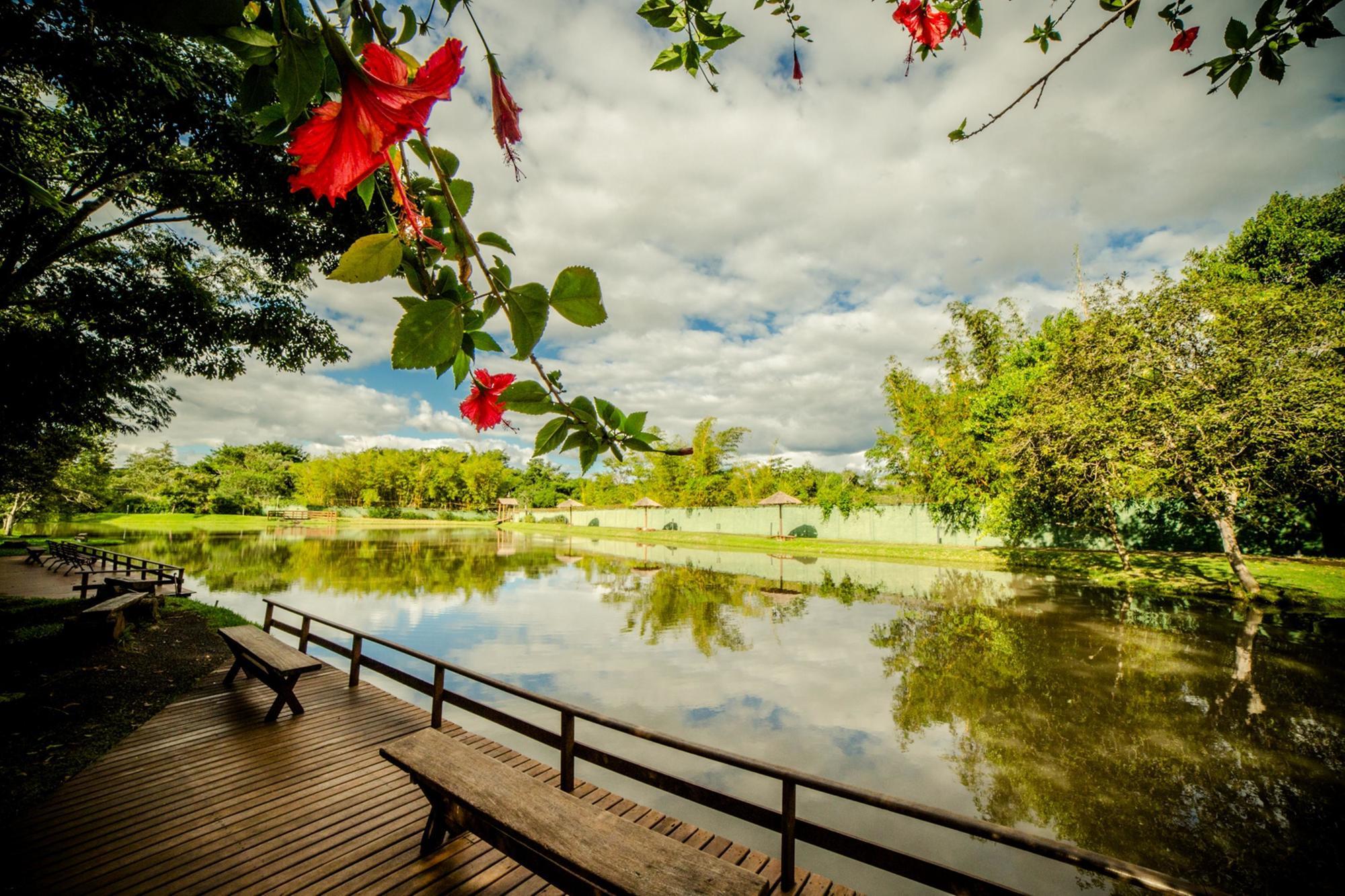 Mabu Thermas Grand Resort Foz do Iguaçu Exterior foto View of the lake at the park